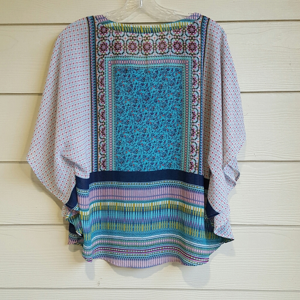 Anthropologie Fig and Flower Tunic Top L - Picture 4 of 4